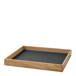 LIND DNA Even teak bricka small 30x30 cm nupo antracit