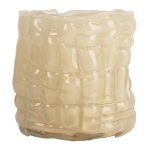 ByOn Lara ljuslykta 10 cm beige
