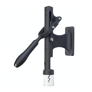 Barcraft Deluxe väggmonterad vinöppnare 31,5 cm svart