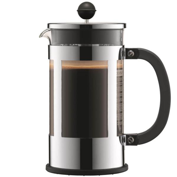 Bodum Kenya Kaffepress 8 koppar 1 L Förkromad