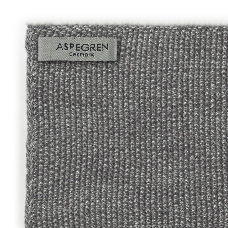 Aspegren Blend disktrasa stickad 26x26 cm gray