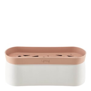 Lékué Snabbkokare för pasta i mikrovågsugn 1,5 L terracotta