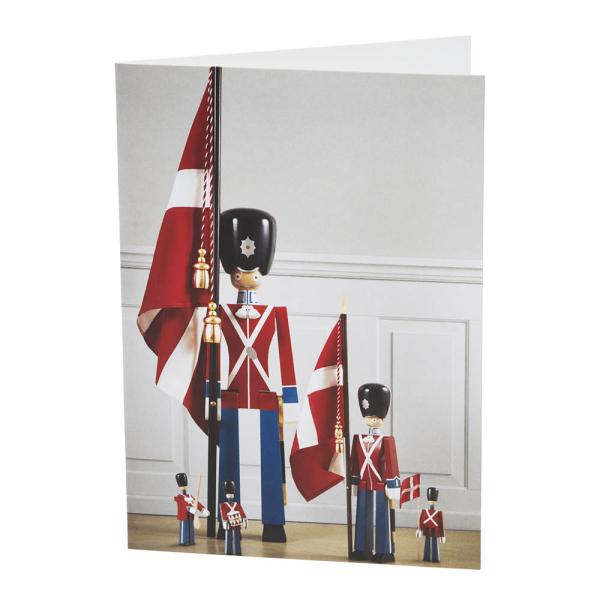 Kort Fanbärare A6 Röd/Blå/Vit