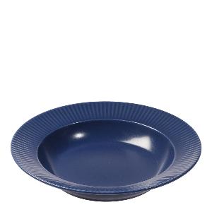 Aida Groovy sopptallrik 23 cm stengods blå