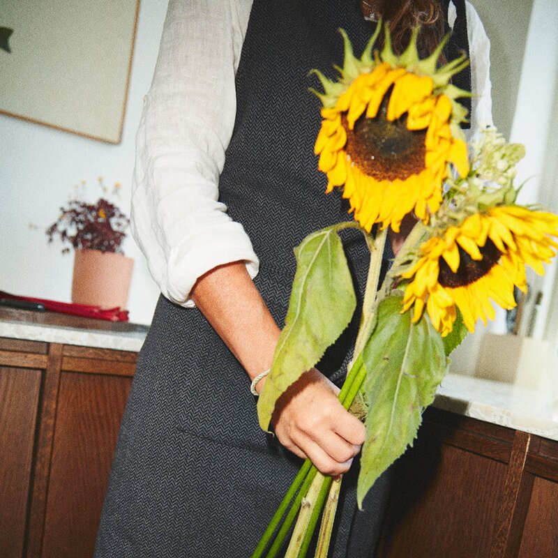 Rosendahl Garn förkläde one size mörkgrå