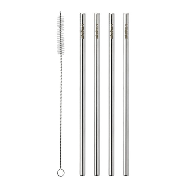 Stelton Classic sugrör i stål 4-pack