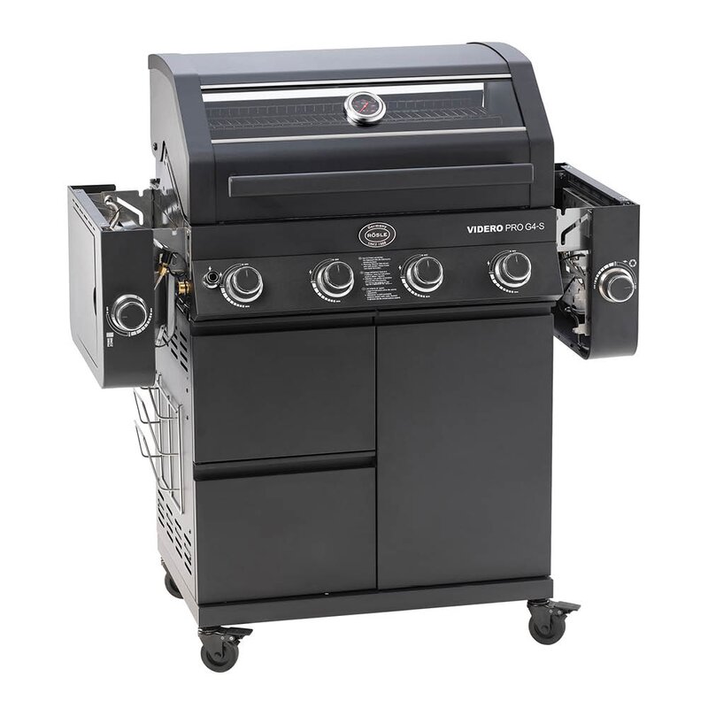 Rösle Videro PRO G4-S Vario+ gasolgrill 20500W svart