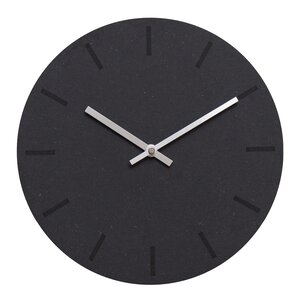 Hemverk Gunpowder väggklocka 28 cm mörkgrå med silvervisare