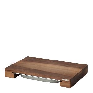 Continenta Skärbräda med låda 48x32,5 cm Valnöt