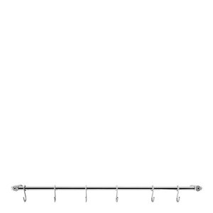 Eva Solo Köksstång med 6 st s-krokar rostfritt stål