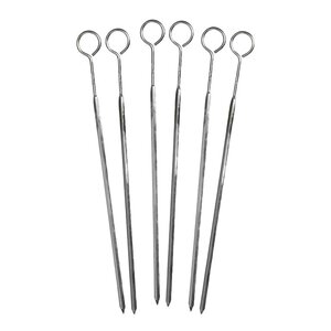 Exxent Grillspett 23 cm 6-pack stål