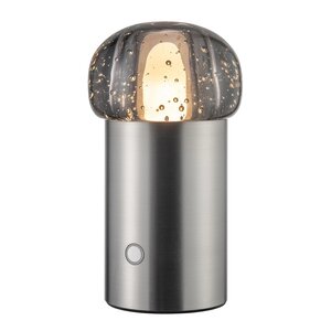 Blomus Iris LED-lampa 18 cm silver metal