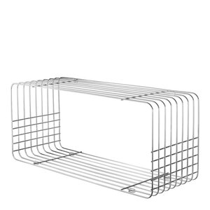 Mette Ditmer Wire hatthylla 70,5x26x31 cm krom