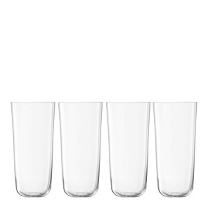 LSA International Arc longdrinkglas 55 cl 4-pack klar