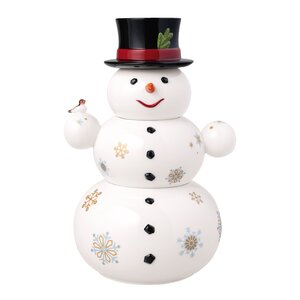 Villeroy & Boch Christmas Toys Memory kakburk snögubbe 3 delar vit