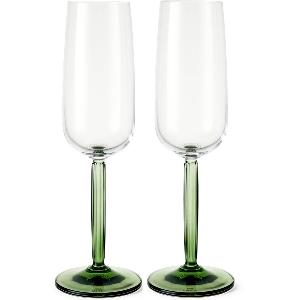 Kähler Hammershøi Champagneglas 24 cl 2-pack Grön