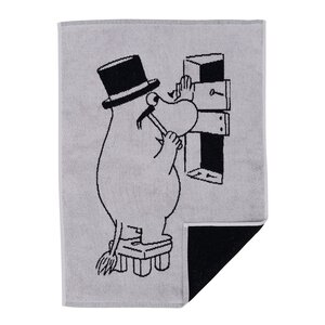 MoominArabia Mumin handduk 50x70 cm muminpappa grå  