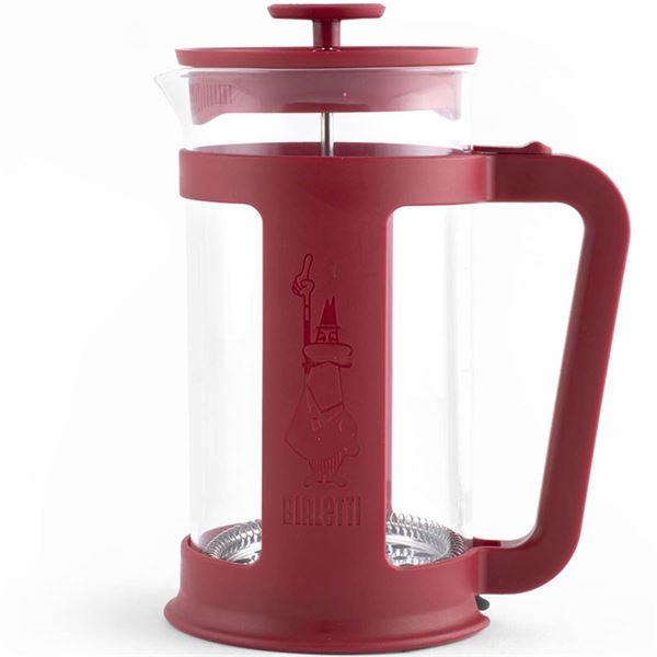 Bialetti Smart kaffepress 8 koppar 1L klar/röd