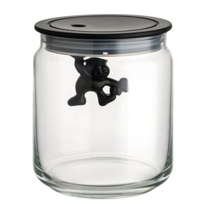 Alessi Gianni glasburk 0,7 L svart