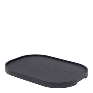 Bosign CurveLine serveringsbricka anti-slip 47x34 cm svart