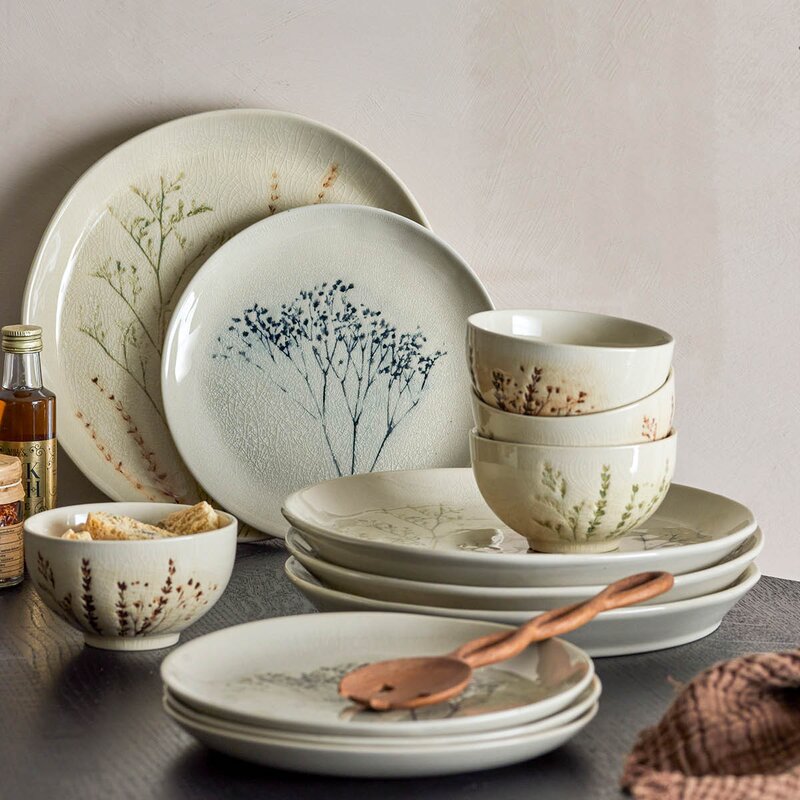 Bloomingville Bea servisset 12 delar natur