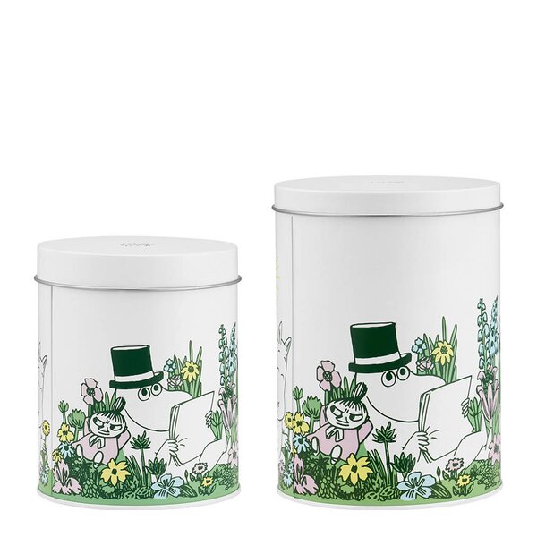 Muurla I Hagen förvaringsbox 2-pack vit/grön