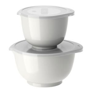 Rosti Margrethe Skålset 1,5 + 3 L Vit