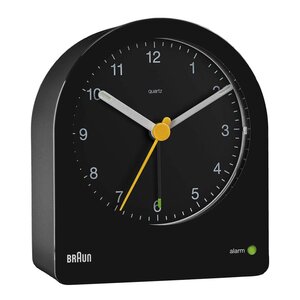 Braun Väckarklocka analog 9,7 cm svart