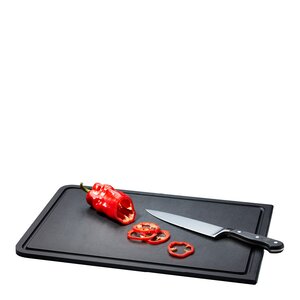 Continenta Duracore skärbräda med ränna 44x29,8 cm svart