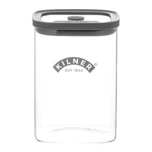 Kilner Fresh M förvaringsburk 1 L glas/grå