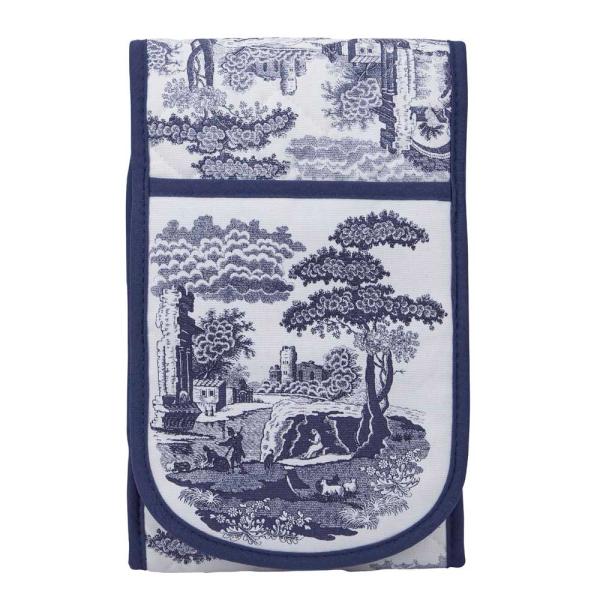 Spode Blue Italian ugnsvante dubbel 18x88 cm blå/vit