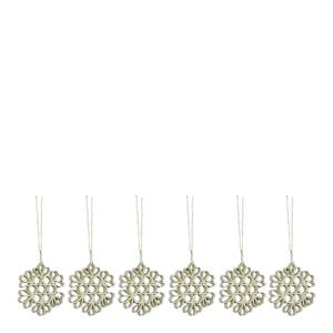 A World of Craft Qullied Snow Julhänge 6-pack