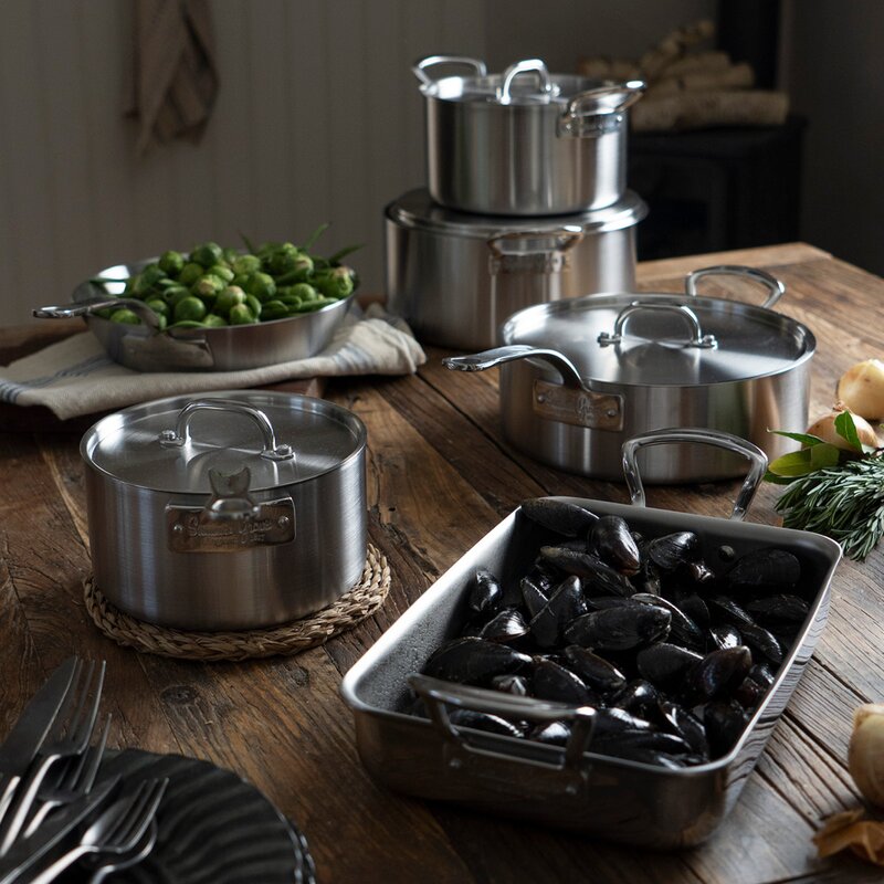 Samuel Groves Classic Stainless gryta med lock 5 L