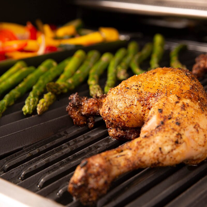 Broil King Baron 490 gasolgrill Shadow med rotisserie och sidobrännare