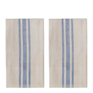 OYOY Linu kökshandduk 70x50 cm 2-pack blå