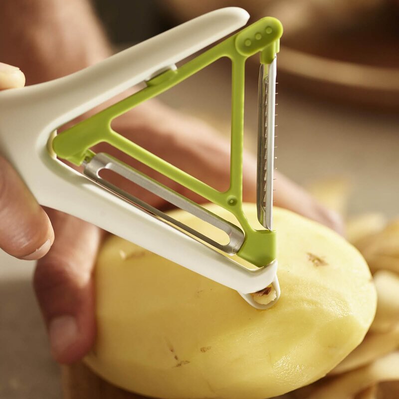 Joseph Joseph 2-i-1 skalare 16 cm vit/grön