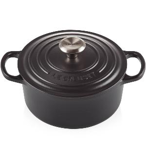 Le Creuset Signature gjutjärnsgryta rund 24 cm 4,2 L Matte Black