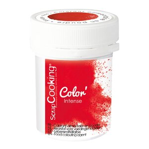 ScrapCooking Pulverfärg 5 g röd