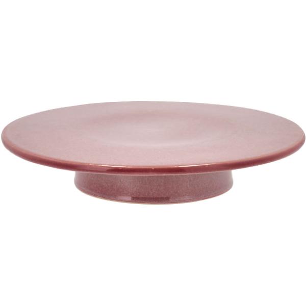 Bitz Tårtfat på fot 30x5,5 cm Ljusrosa