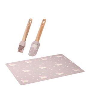Modern House Chic Kids redskapset 3 delar ljusrosa/vit