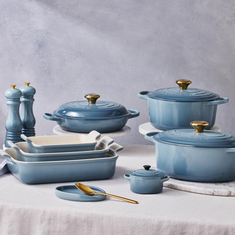 Le Creuset Heritage Rektangulär form 32 cm Chambray