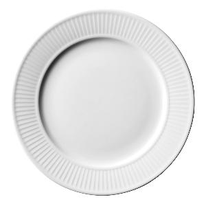 Pillivuyt Plissé Tallrik flat 22 cm