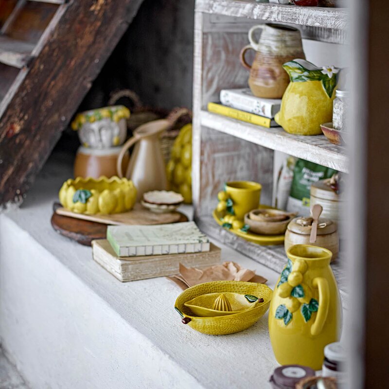 Creative Collection Limone citruspress stengods 15x10 cm citron