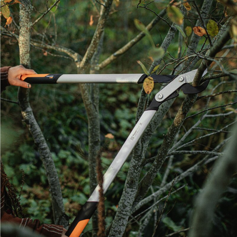 Fiskars PowerGear™ röjningstång grentång sidoskär L LX98 85 cm orange/svart