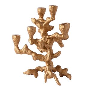 Pols Potten Apple Tree ljusstake S 25 cm guld
