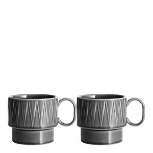 Sagaform Coffee & More temugg 50 cl 2-pack grå