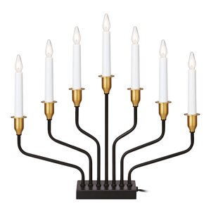 Markslöjd Brosa adventsljusstake 39,5 cm svart