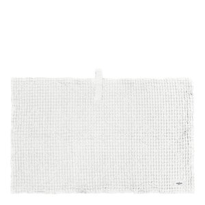 The Organic Company Big Waffle badrumsmatta 80x55 cm vit
