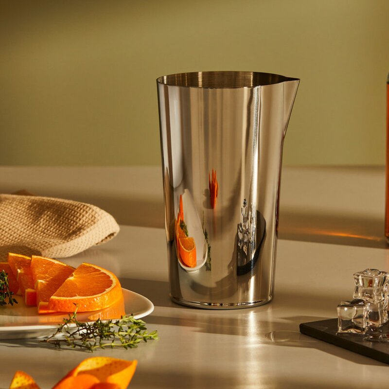 Alessi Tending Box cocktail mixbehållare 75 cl rostfritt stål