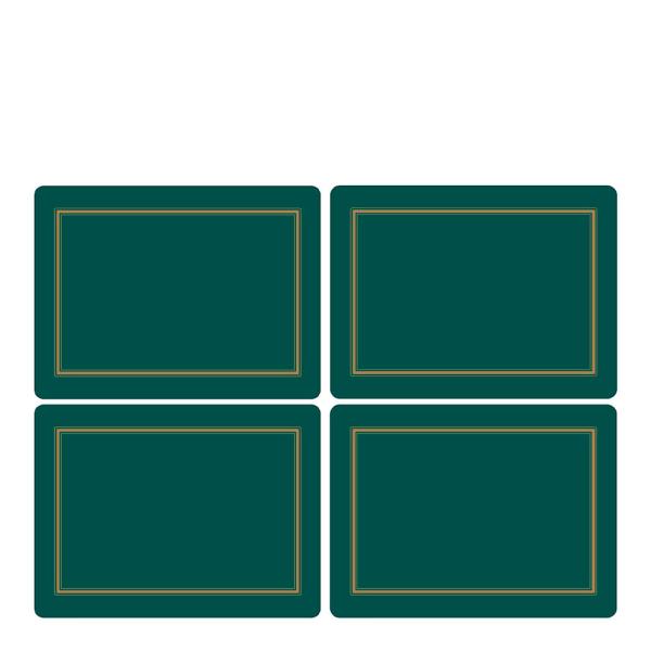 Pimpernel Classic Bordstablett 40x30 cm 4-pack emerald